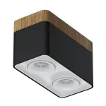 Потолочный светодиодный светильник LeDron TUBING 2 WOODEN TUBING 2 Wooden 30 Bl-Wh