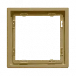 Рамка на 1 пост для розеток и выключателей LeDron 1 Frame PC Gold