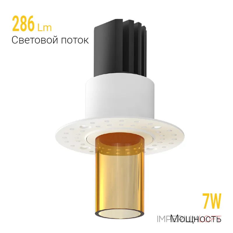 Встраиваемый светодиодный светильник LeDron SL74217/7W White+Amb Встраиваемый светодиодный светильник LeDron SL74217/7W White+Amb