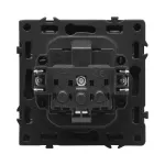 Розетка одинарная с заземлением с защитными шторками LeDron EU Socket Gold