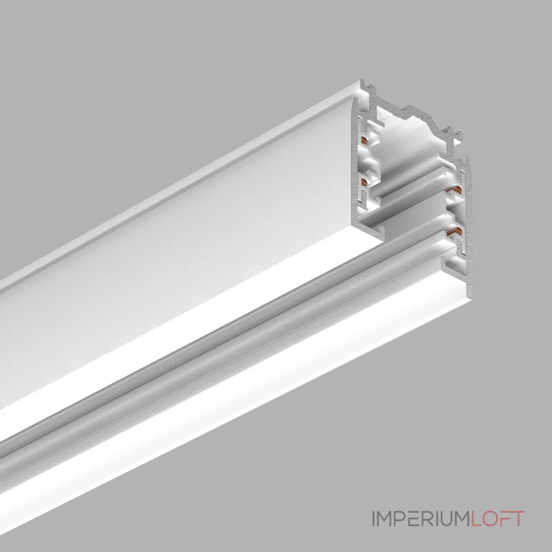 Трехфазный трек (накладной) Ledron АВД-5102 1250 мм White от ImperiumLoft Трехфазный трек (накладной) Ledron АВД-5102 1250 мм White от ImperiumLoft