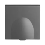 Розетка одинарная с заземлением с крышкой с защитными шторками LeDron EU Socket with Waterproof Cover Grey
