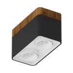 Потолочный светодиодный светильник LeDron TUBING 2 WOODEN TUBING 2 Wooden 30 Bl-Wh