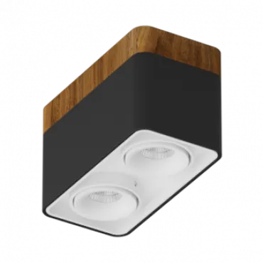Потолочный светодиодный светильник LeDron TUBING 2 WOODEN TUBING 2 Wooden 30 Bl-Wh