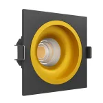 Встраиваемый светодиодный светильник LeDron LEVEL LEVEL SQ Black-Gold TRIAC