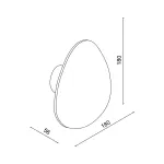 Настенный светодиодный светильник LeDron Air Wood Air Wood S 180