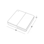 Двухканальная RF-клавиша беспроводная LeDron QS-RFC-K02 от ImperiumLoft