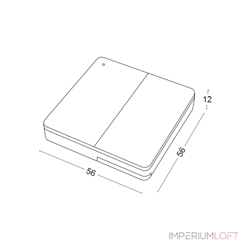 Двухканальная RF-клавиша беспроводная LeDron QS-RFC-K02 от ImperiumLoft