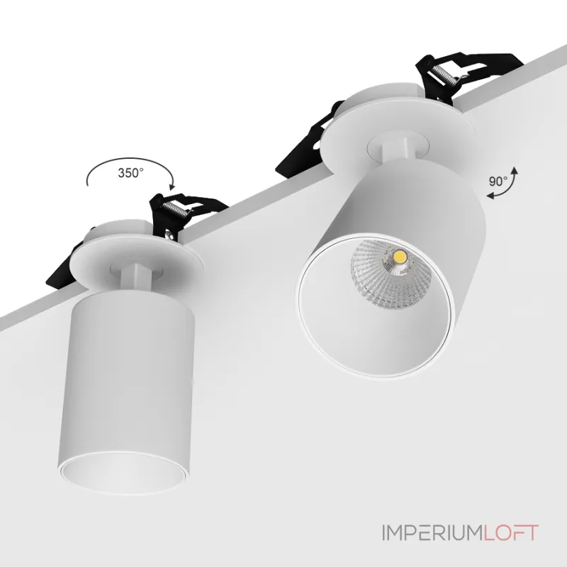 Встраиваемый поворотный светодиодный светильник LeDron MJ-1077 MJ-1077 White