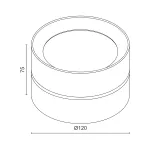 Потолочный светодиодный светильник LeDron BARREL MINI BARREL MINI White TRIAC от ImperiumLoft