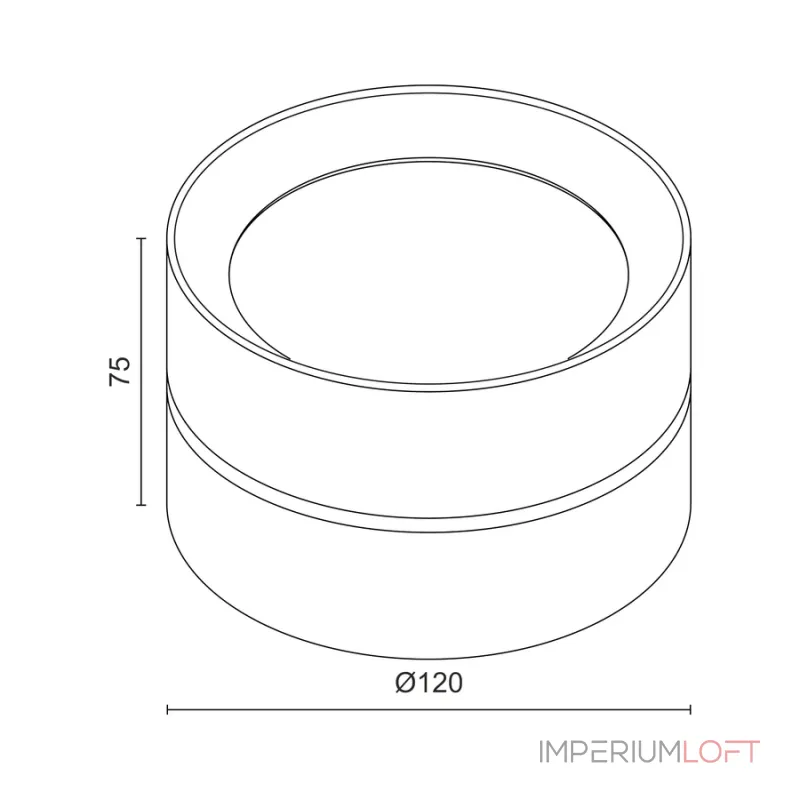 Потолочный светодиодный светильник LeDron BARREL MINI BARREL MINI White TRIAC