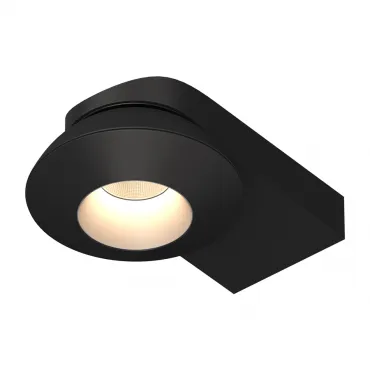 Встраиваемый поворотный светильник под сменную лампу LeDron AO1501005 SQ3 Black-White