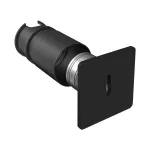 Встраиваемый светодиодный светильник для стен и ступеней LeDron S712 Black