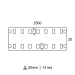 Светодиодная лента LeDron D8280 D82802420NO-9WWNSA012WS0250
