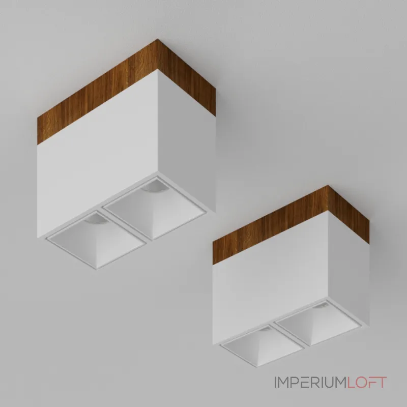 Потолочный светодиодный светильник LeDron KUBING 2 WOODEN KUBING 2 Wooden 130 White Потолочный светодиодный светильник LeDron KUBING 2 WOODEN KUBING 2 Wooden 130 White