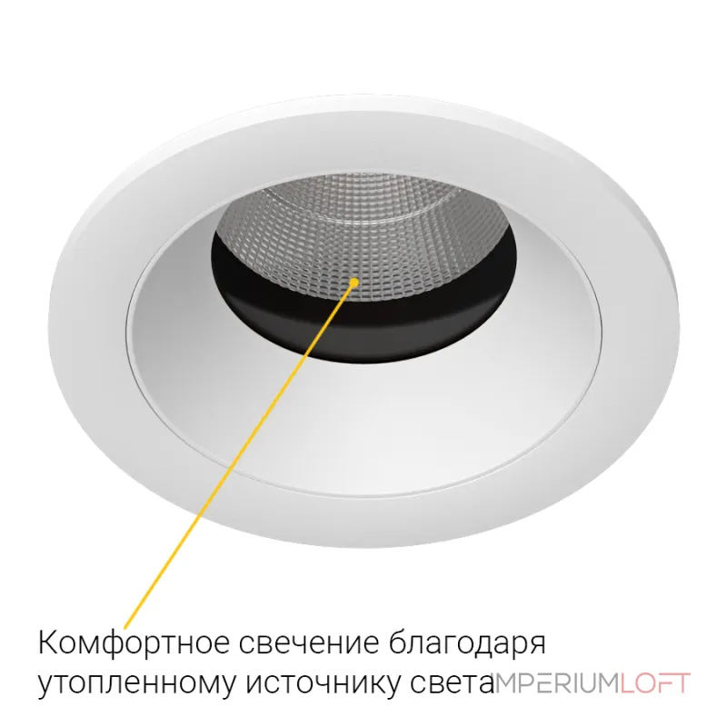 Встраиваемый точечный светильник LeDron FAST TOP MINI White Triac Dim