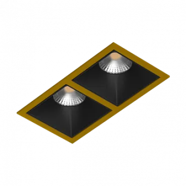 Встраиваемый светильник под сменную лампу LeDron RISE KIT2 RISE KIT2 Gold-Black Встраиваемый светильник под сменную лампу LeDron RISE KIT2 RISE KIT2 Gold-Black