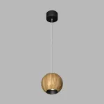 Подвесной светильник LeDron SPACE SPACE R130 Wooden Bl GU10