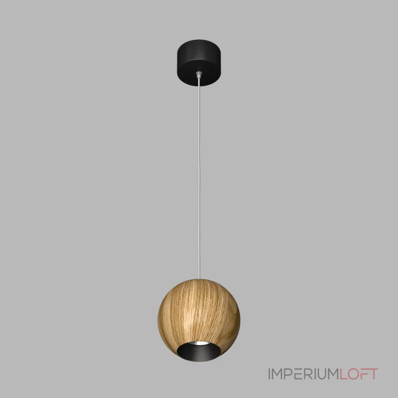 Подвесной светильник LeDron SPACE SPACE R130 Wooden Bl GU10