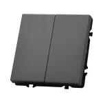 Переключатель двухклавишный перекрёстный LeDron 2G Intermediate Grey