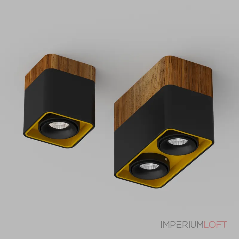 Потолочный светодиодный светильник LeDron TUBING WOODEN TUBING Wooden 60 Bl-Gl