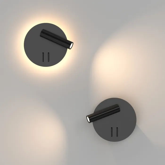 Настенный светодиодный светильник LeDron SHADE C9118 Black от ImperiumLoft