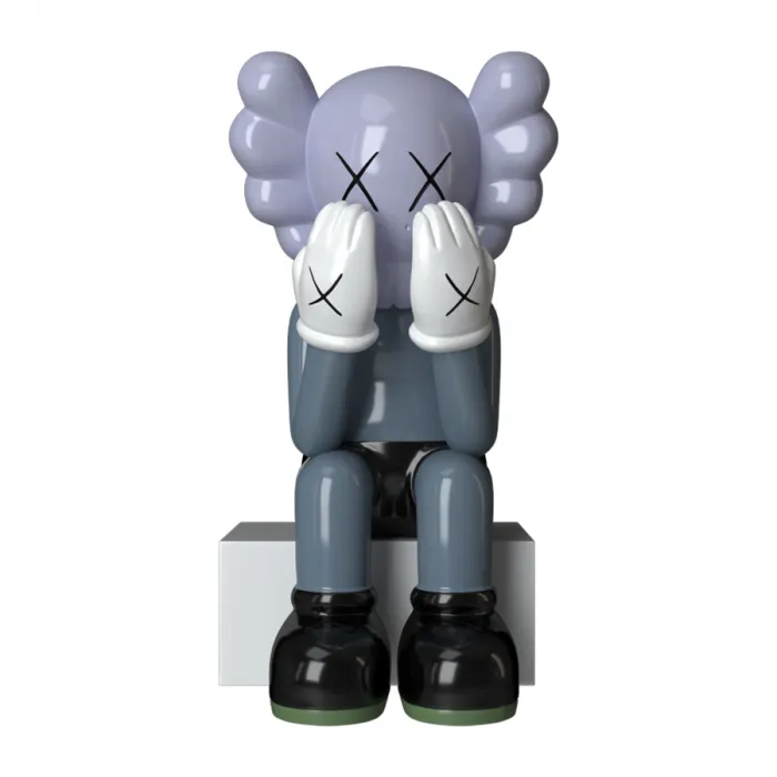 Дизайнерская статуэтка копилка LeDron KAWS 70B grey от ImperiumLoft
