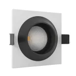 Встраиваемый светодиодный светильник LeDron GIZA MINI GIZA MINI SQ White-Black от ImperiumLoft