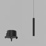 Подвесной светодиодный светильник Ledron SAGITONY R BASIC T40 Black 4000K от ImperiumLoft