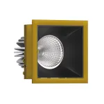 Встраиваемый светодиодный светильник LeDron RISE KIT RISE KIT 1 LED 3000K Gold-Black