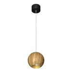 Подвесной светильник LeDron SPACE SPACE R130 Wooden Bl-Gl GU10