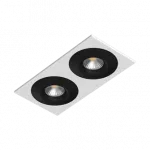 Встраиваемый светильник под сменную лампу LeDron AO1501002 AO1501002 SQ2 White-Black