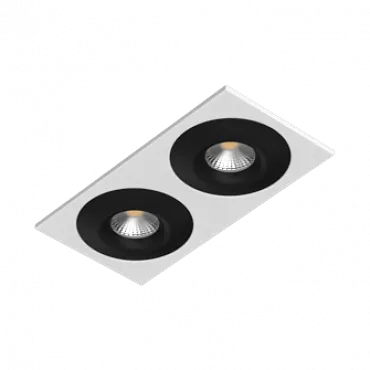 Встраиваемый светильник под сменную лампу LeDron AO1501002 AO1501002 SQ2 White-Black