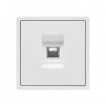 Розетка компьютерная одиночная LeDron CAT 6 (DATA) White