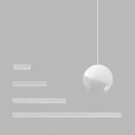 Подвесной светильник LeDron SAGITONY E T128 SAGITONY E3 T128 White