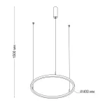 Подвесной светильник LeDron LED ROUND 5613I-824RPP-BK-3