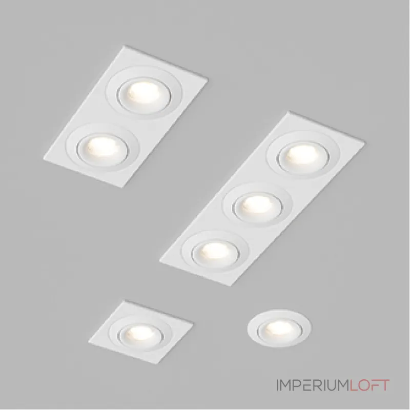 Встраиваемый поворотный светодиодный светильник LeDron LH07SB-R LH07SB-R SQ2 White 20W 3000K DIM TRIAC