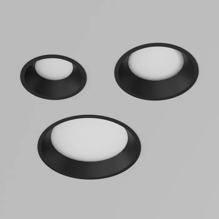 Встраиваемый светодиодный светильник LeDron UNIQUE DA-7320CR-BLACK от ImperiumLoft