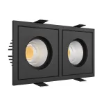 Встраиваемый светодиодный светильник LeDron BRUTAL BRUTAL SQ2 Black TRIAC 4000K