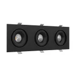 Встраиваемый поворотный светодиодный светильник LeDron MJ1006 MJ1006 SQ3 Black 4000K от ImperiumLoft