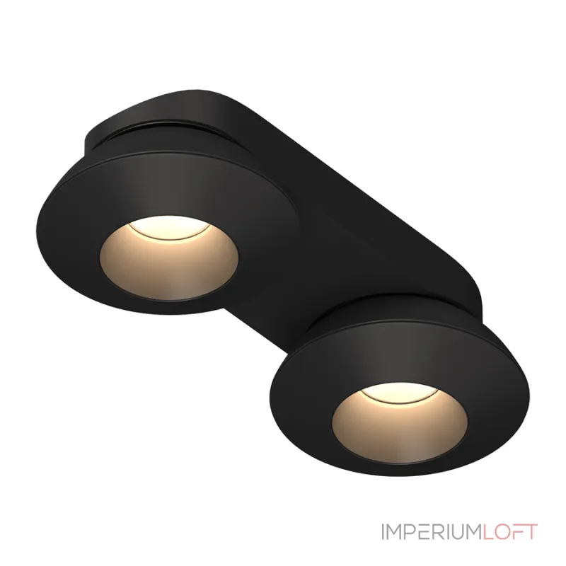 Потолочный поворотный светодиодный светильник LeDron KRIS SLIM KRIS SLIM 2 Black