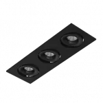 Встраиваемый поворотный светодиодный светильник LeDron MJ1006 MJ1006 SQ3 Black 4000K от ImperiumLoft