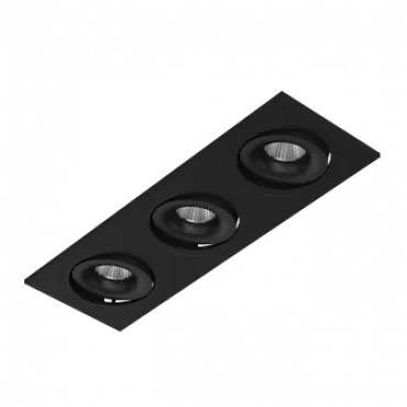 Встраиваемый поворотный светодиодный светильник LeDron MJ1006 MJ1006 SQ3 Black 4000K