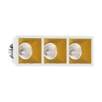Встраиваемый светодиодный светильник LeDron RISE KIT RISE KIT 3 LED 3000K White-Gold
