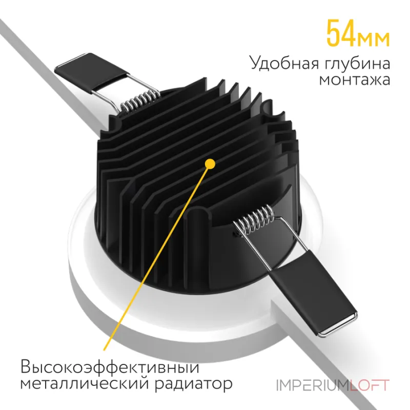 Встраиваемый светодиодный светильник LeDron DL3145 DL3145 White Встраиваемый светодиодный светильник LeDron DL3145 DL3145 White