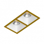 Встраиваемый светильник под сменную лампу LeDron RISE KIT2 RISE KIT2 Gold-White от ImperiumLoft