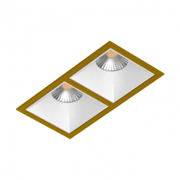 Встраиваемый светодиодный светильник LeDron LEVEL SQ 2 WHITE