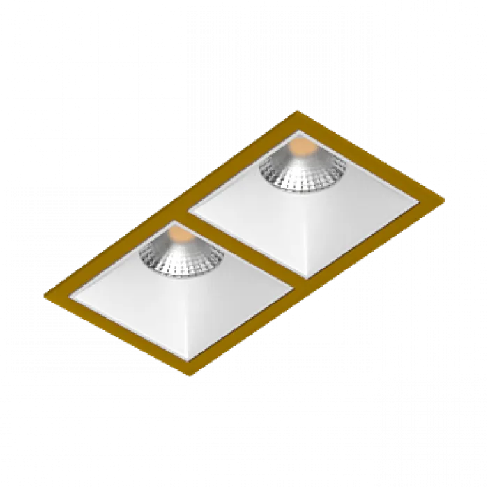 Встраиваемый светильник под сменную лампу LeDron RISE KIT2 RISE KIT2 Gold-White от ImperiumLoft