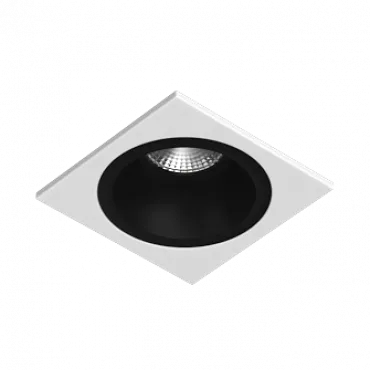 Встраиваемый светильник под сменную лампу LeDron AO1501010 AO1501010 SQ White-Black