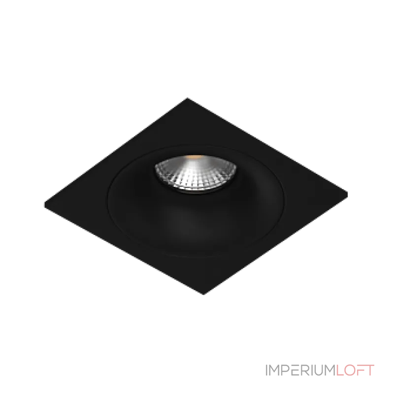 Встраиваемый светильник под сменную лампу Ledron AO1501091 SQ Black